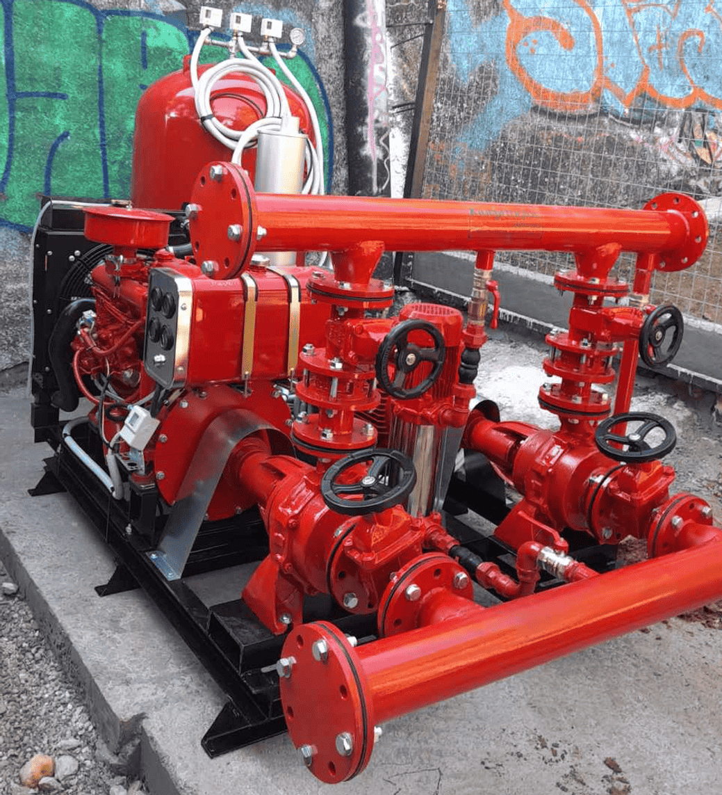 Fire extinguishing water pump